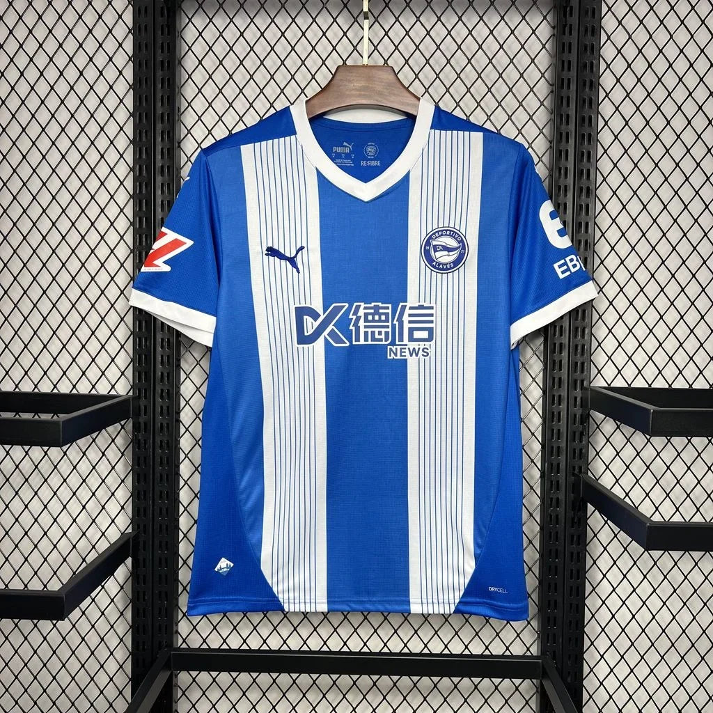 Maillot Deportivo Alavés Domicile 2024/2025 vue de face