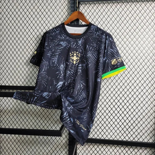 Trikot Brasilien Konzept Schwarz 2024/2025