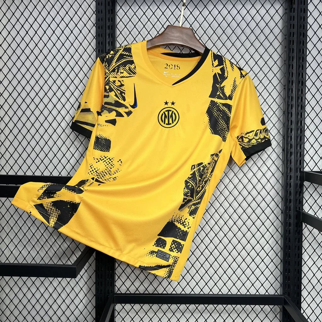 Maillot Inter Milan Third Jaune 2024/2025 vue de face