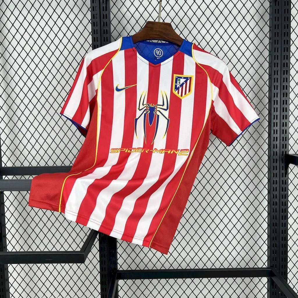 Maillot Atlético Madrid Rétro Spiderman 2004/2005 vue de face