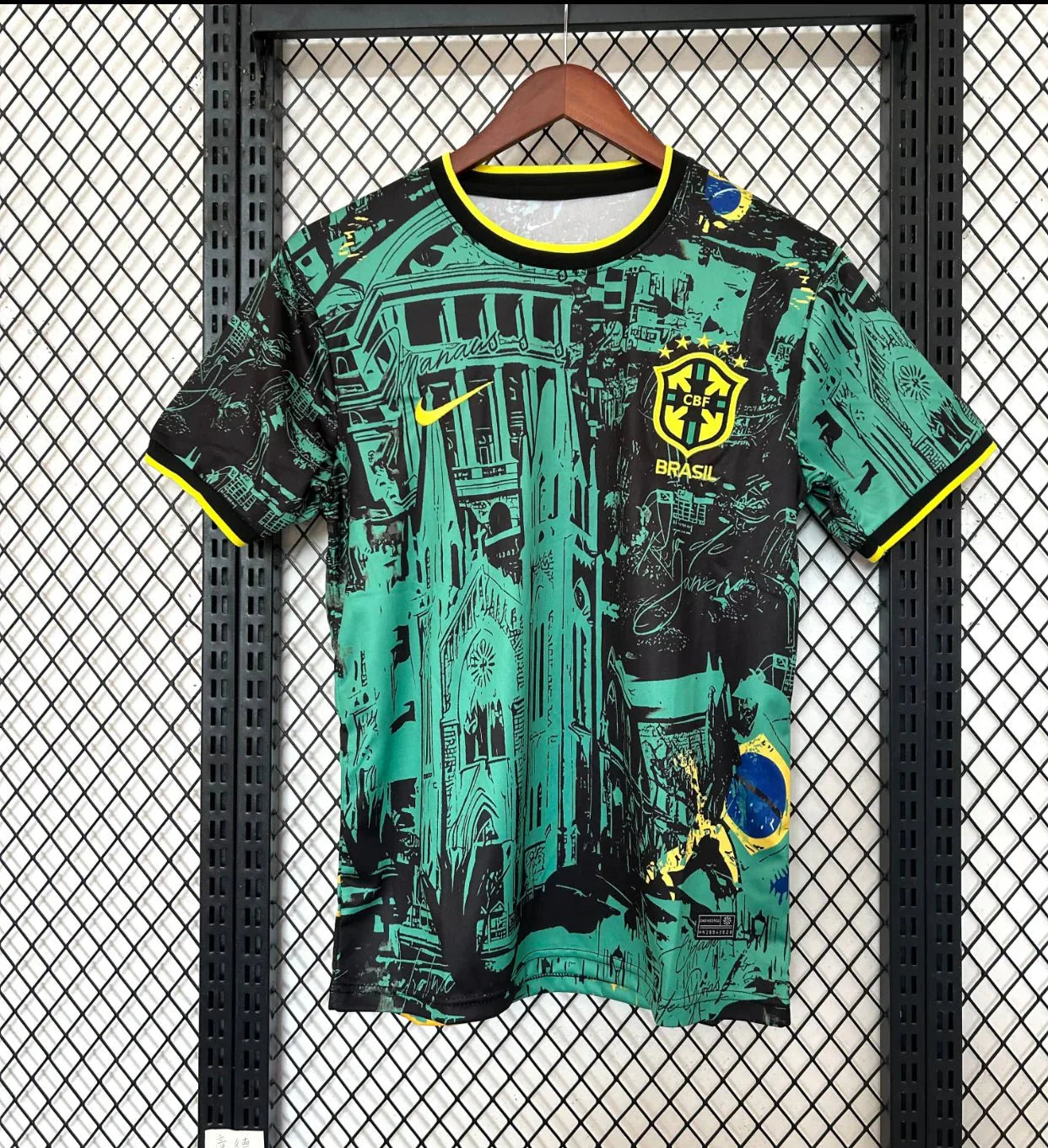Maillot brésil Concept Vert 2026