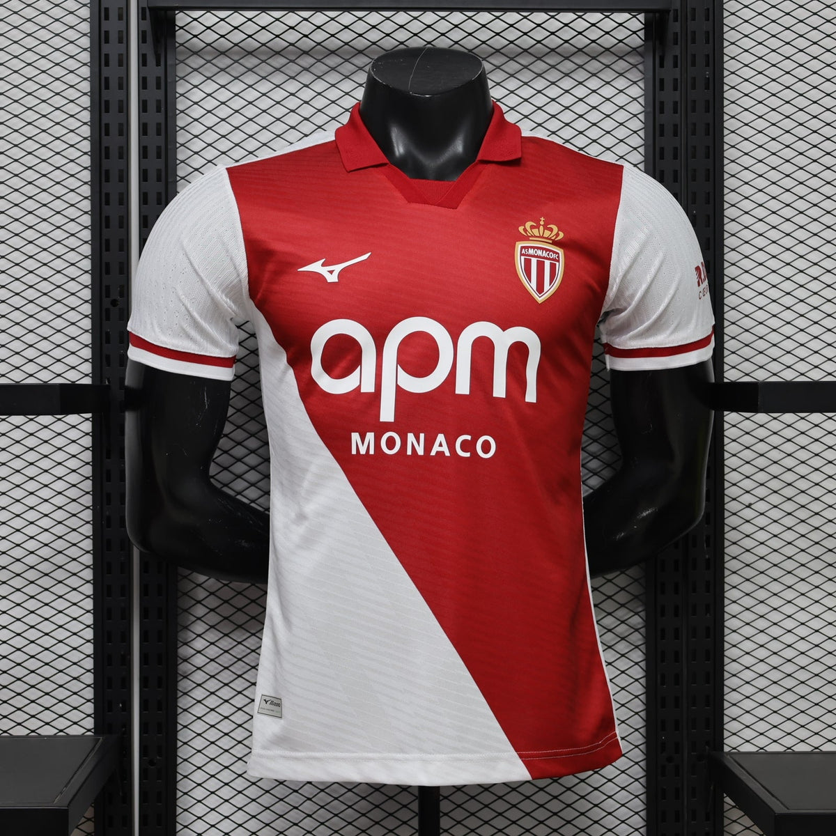 Maillot AS Monaco Domicile 2026/2027 vue de face