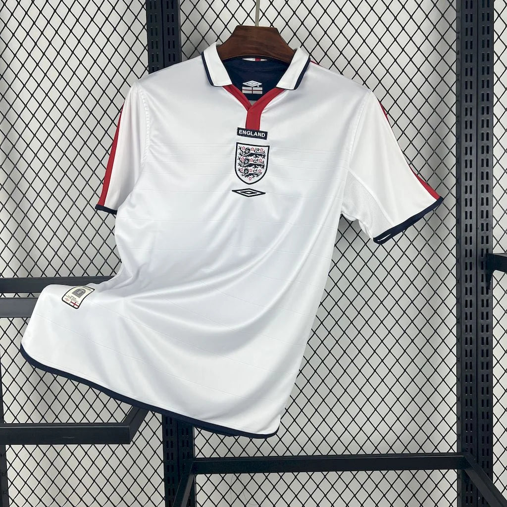 Maillot Angleterre Rétro 2004 vue de face