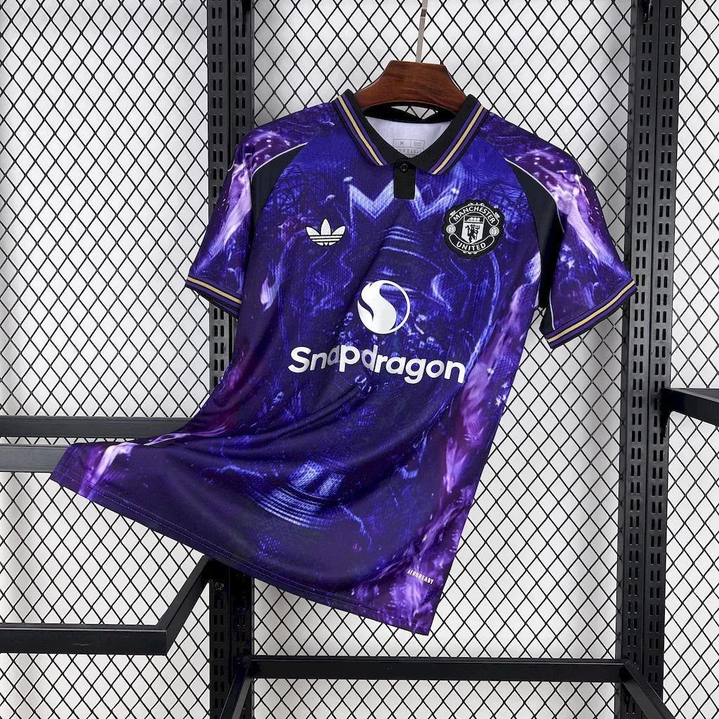Maillot Manchester United Concept Violet 2025/2026 vue de face