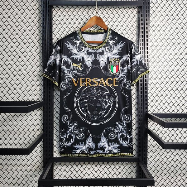 Trikot Konzept Italien Versace Schwarz
