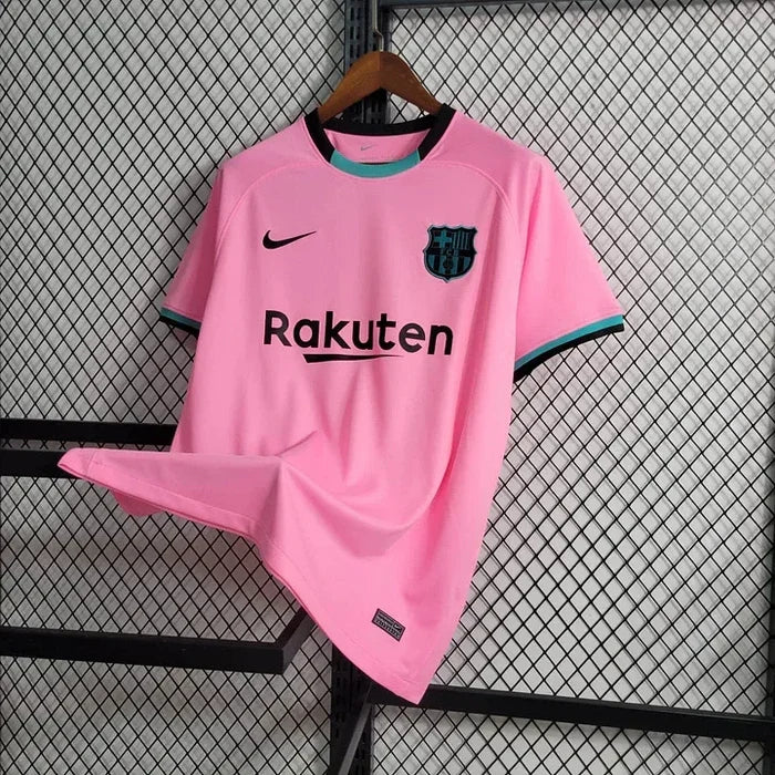 Maillot FC Barcelone Rétro Rose 2020/2021 vue de face