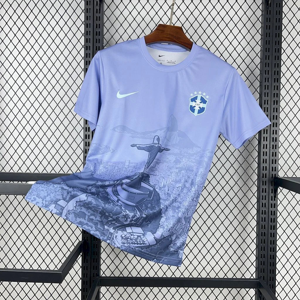 Maillot Brésil Concept Bleu Marine 2025/2026