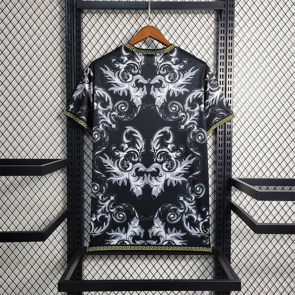 Trikot Konzept Italien Versace Schwarz