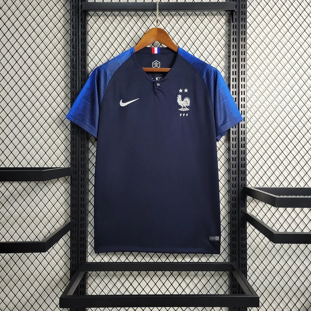 Maillot Équipe de France Rétro 2018 vue de face