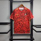 Maillot Portugal Concept Rose Rouge 2025/2026 vue de face