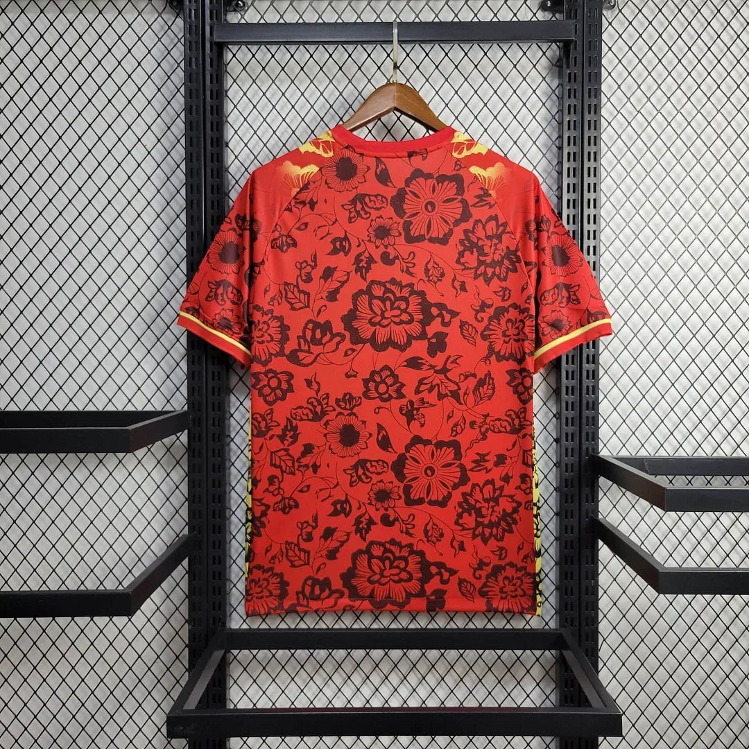 Maillot Portugal Concept Rose Rouge 2025/2026 vue de dos