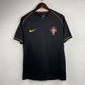 Portugal Retro 2004 Black Jersey